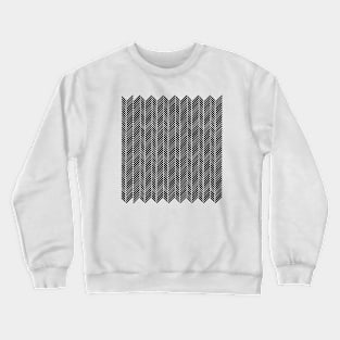Herringbone Black 2 Crewneck Sweatshirt